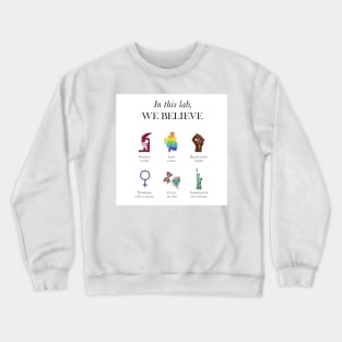 In this lab We believe Crewneck Sweatshirt